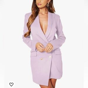 Lilac blazer dress